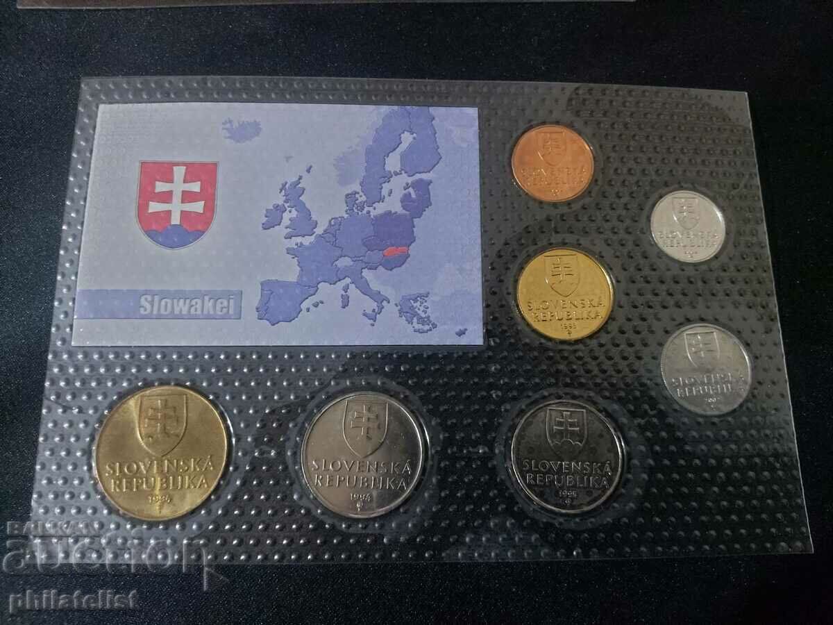 Slovakia - Complete set of 7 coins 1993-2003 with price 22.00 BGN | € 11.25