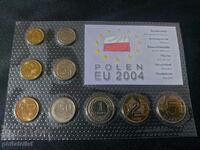 Complete set - Poland, 9 coins 1991-2002