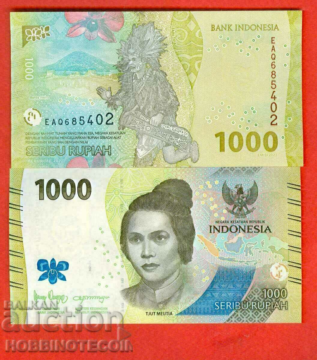 ИНДОНЕЗИЯ INDONESIA 1000 - 1 000 емисия issue 2022 НОВА UNC