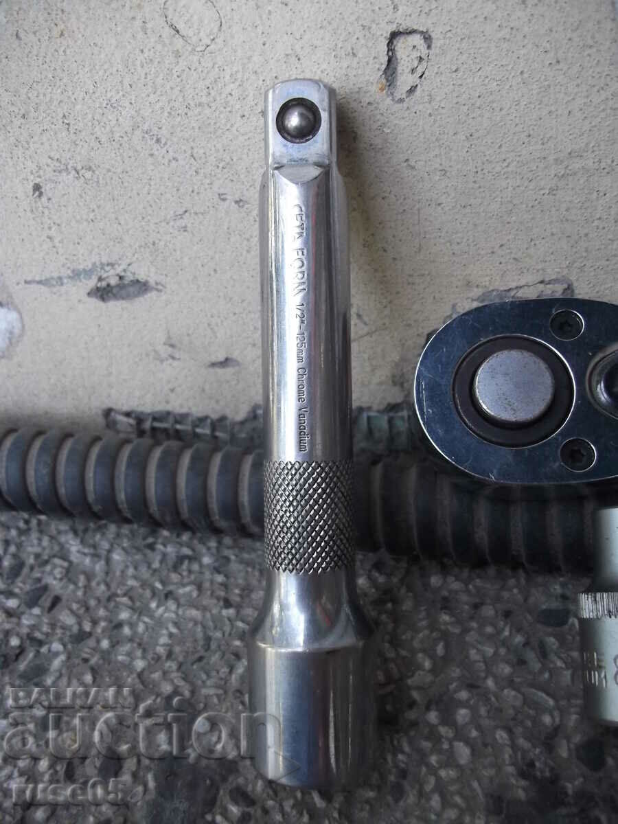 Auction Ratchet with 7 pcs. tips and extension kit working Auction Ratchet with 7 pcs. tips and extension kit working