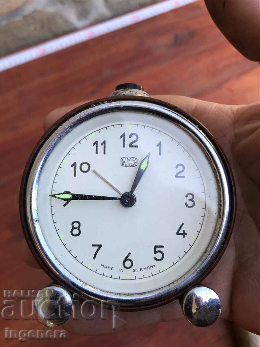 CLOCK DESK ALARM CLOCK "RUHLA" "RUHLA"-NOT WORKING with price 17.00 BGN | € 8.69 CLOCK DESK ALARM CLOCK "RUHLA" "RUHLA"-NOT WORKING with price 17.00 BGN | € 8.69