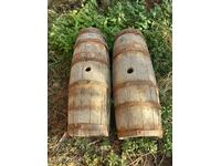 Old water barrels