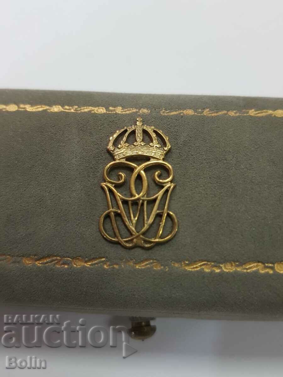 Златни подаръчни ръкавели с емайл и натурални турмалини 19в. - 7