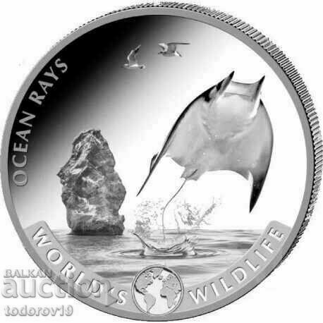 1 oz Silver Manta - Democratic Republic of the Congo 2023