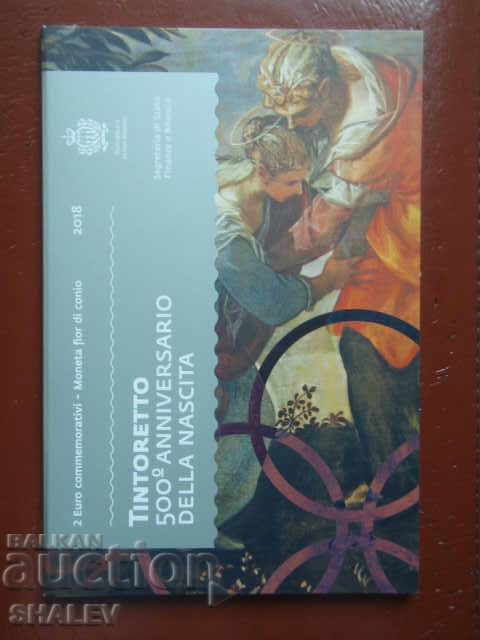 2 Euro 2018 San Marino "Tintoretto" /San Marino/ - (2 euro) - 6 2 Euro 2018 San Marino "Tintoretto" /San Marino/ - (2 euro) - 6