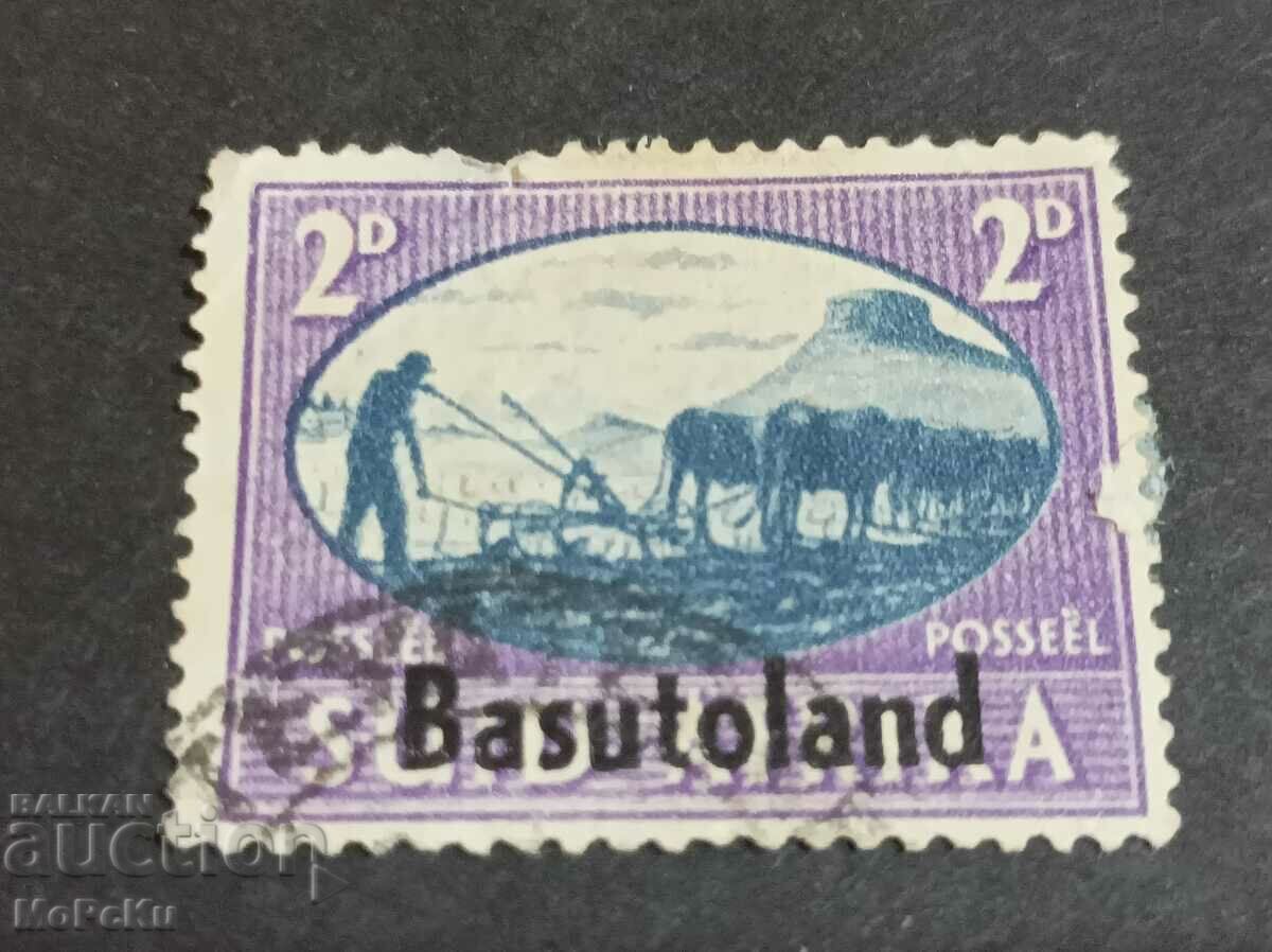 Пощенска марка Basutoland