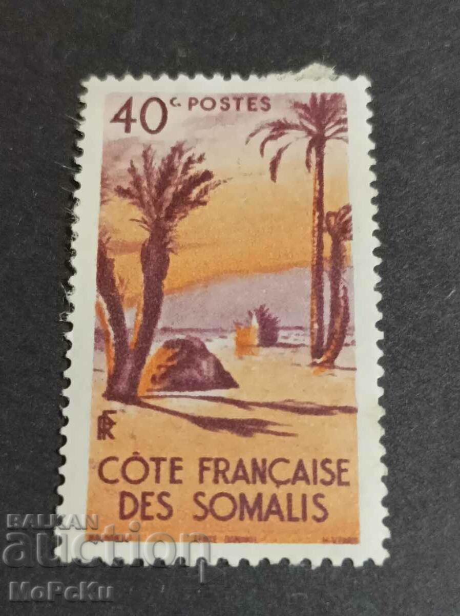 timbru poștal Somalia franceză