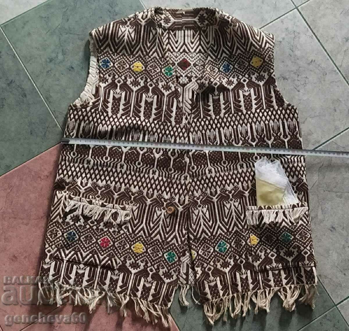 ORIGINAL ETHNIC WOVEN VEST COSTUME - 5 ORIGINAL ETHNIC WOVEN VEST COSTUME - 5