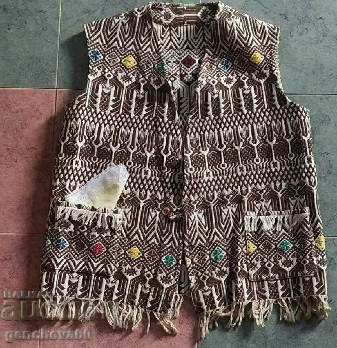 ORIGINAL ETHNIC WOVEN VEST COSTUME ORIGINAL ETHNIC WOVEN VEST COSTUME