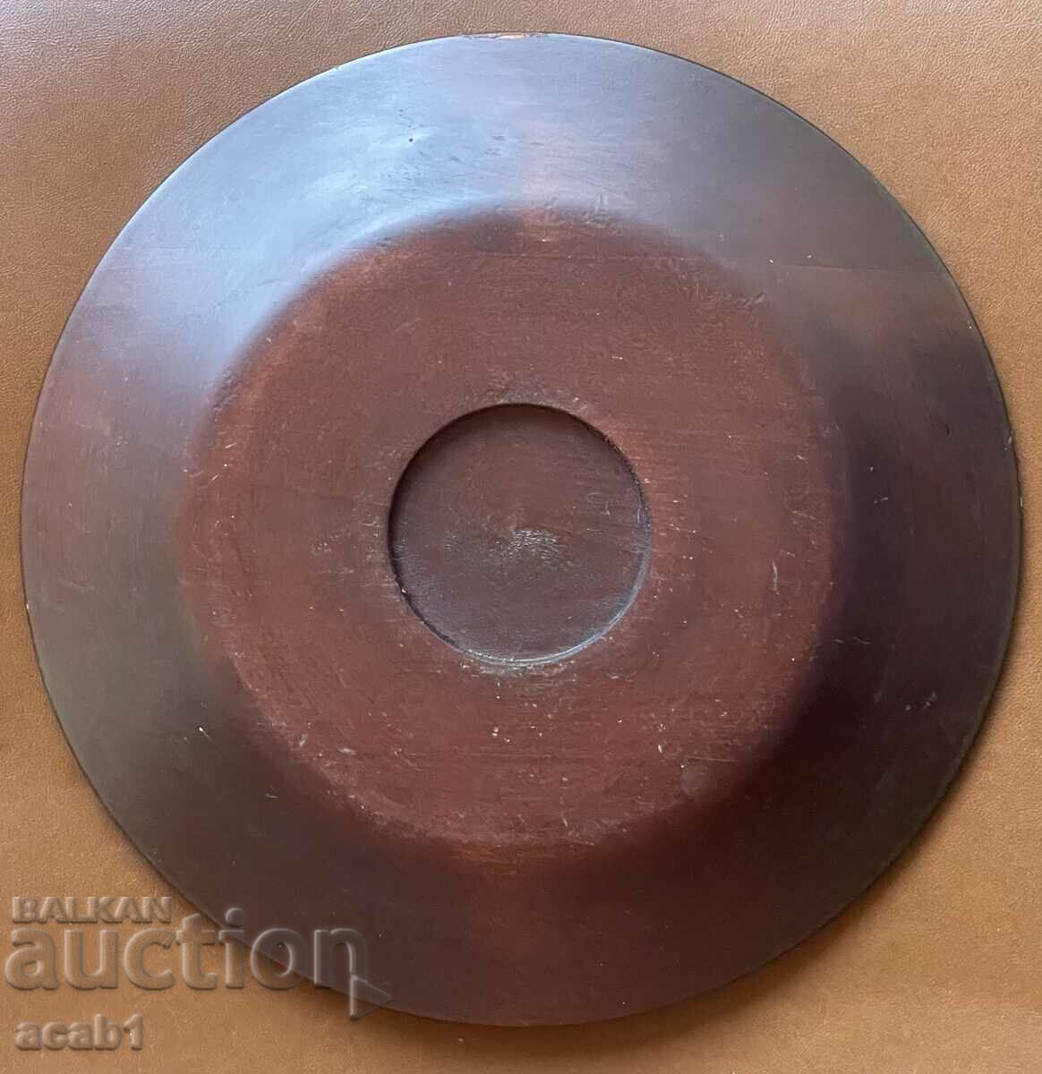 Auction Wood carving Gift plate Anniversary Auction Wood carving Gift plate Anniversary