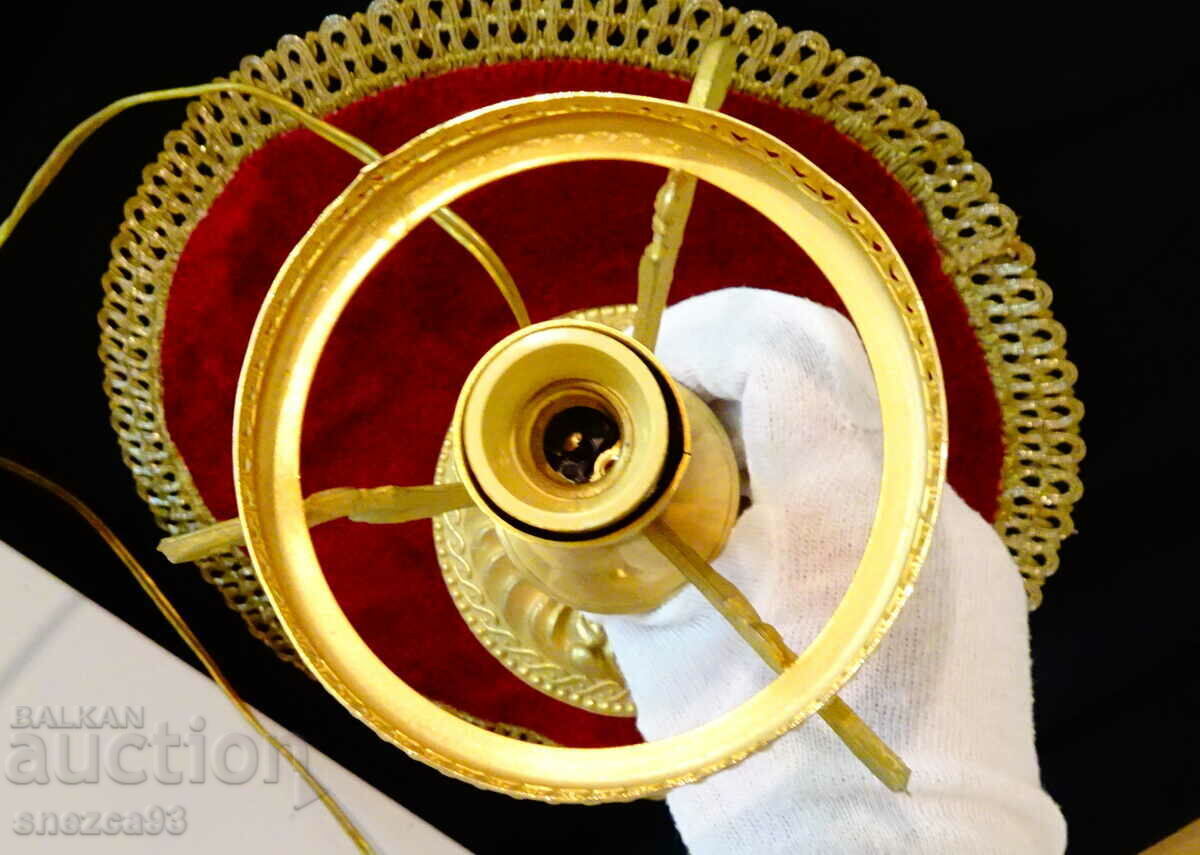 Бронзова лампа,настолна лампа,нощна лампа. - 5 Бронзова лампа,настолна лампа,нощна лампа. - 5