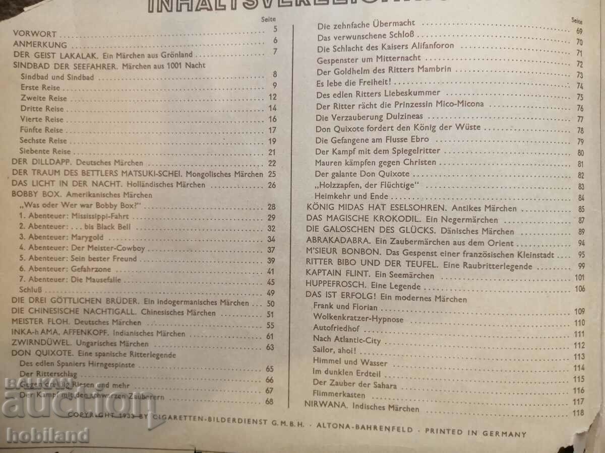 Auction  Tales of 100 years.