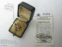 ΠΑΛΙΟ ΔΑΧΤΥΛΙΔΙ ΧΡΥΣΟ 14Κ ΜΕ ΔΙΑΜΑΝΤΙΑ 0,25 CT VS1-SI1 ΜΕ ΠΙΣΤΟΠΟΙΗΤΙΚΟ