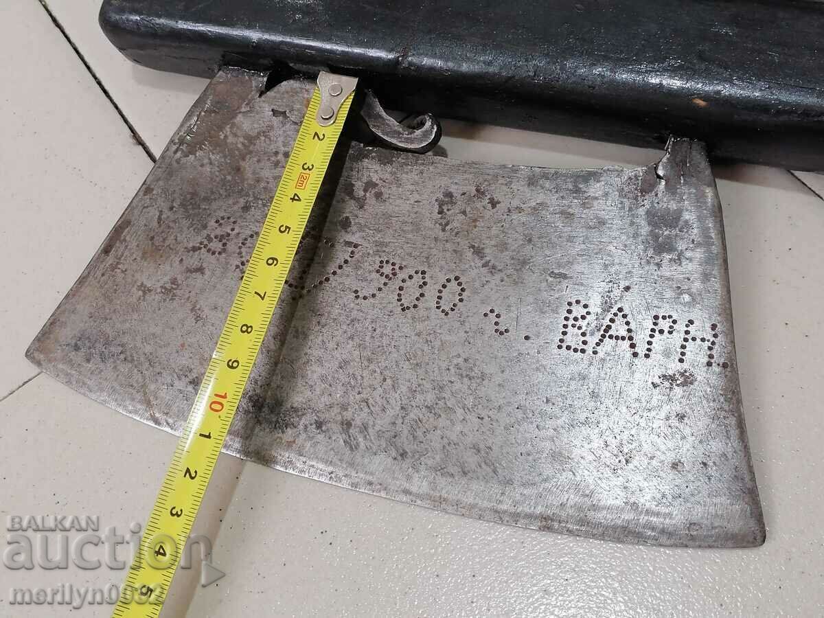 Delivery of Old hand forged ax inscription date ax wrought iron Delivery of Old hand forged ax inscription date ax wrought iron