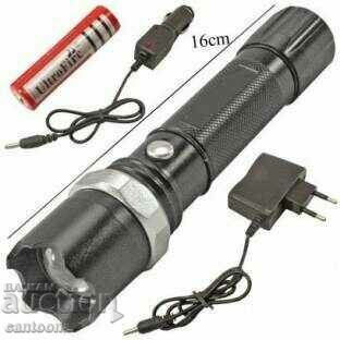 Powerful flashlight CREE, Police 10000W
