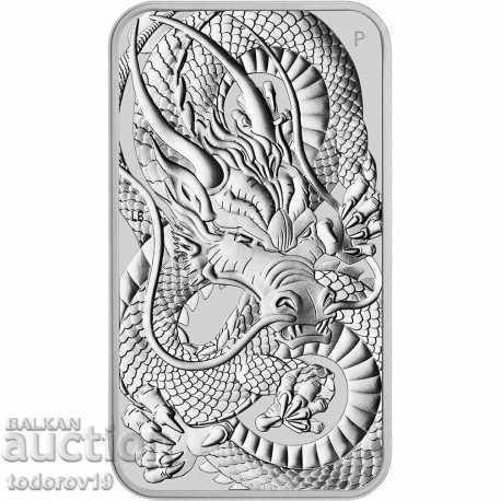 1 oz Bara de argint "Dragon" 2021