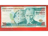 TURCIA TURCIA 20000000 20 000 000 Lire Seria A - 1970 - 2000