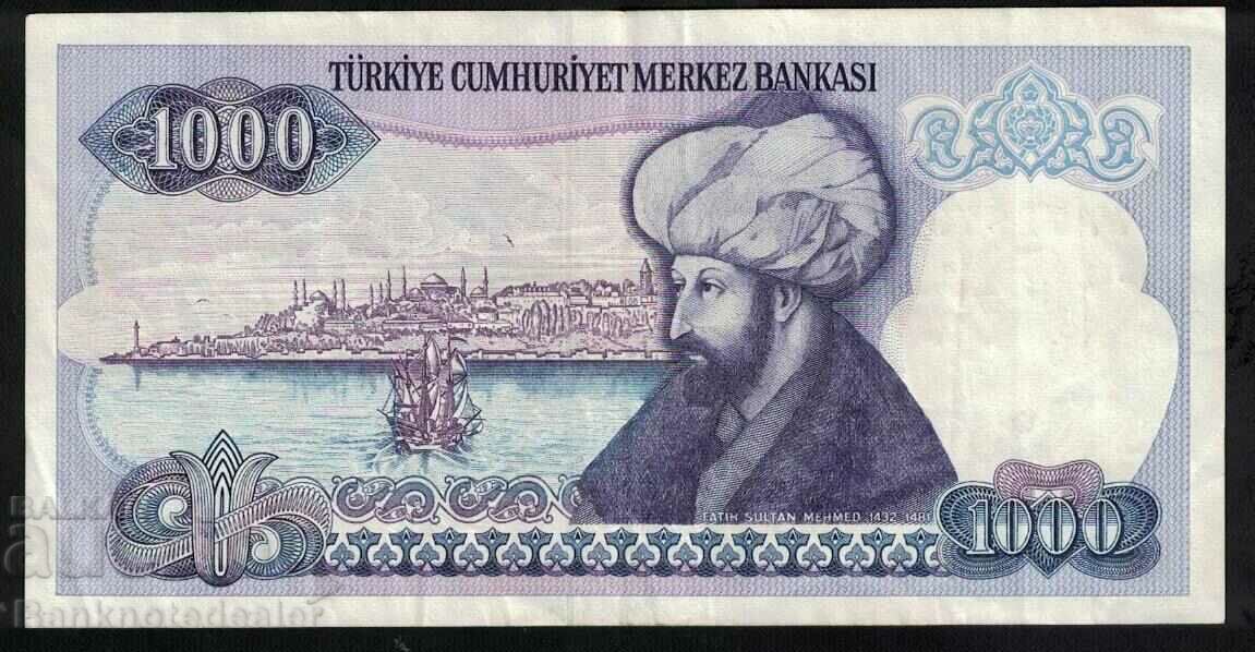 Turkey 1000 Lira 1970 Prefix G Pick 196 Ref 5785 with price 3.00 BGN | € 1.53 Turkey 1000 Lira 1970 Prefix G Pick 196 Ref 5785 with price 3.00 BGN | € 1.53