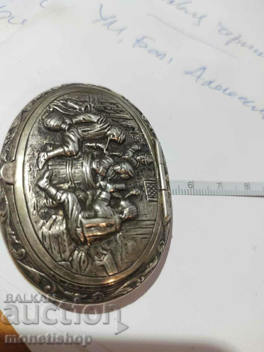 Ασημένιο κουτί για ταμπάκο ή χάπια 36γρ. - 5 Ασημένιο κουτί για ταμπάκο ή χάπια 36γρ. - 5