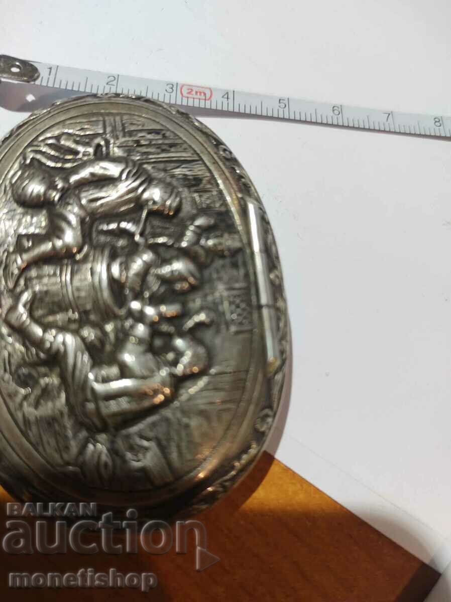 Ασημένιο κουτί για ταμπάκο ή χάπια 36γρ. - 6 Ασημένιο κουτί για ταμπάκο ή χάπια 36γρ. - 6