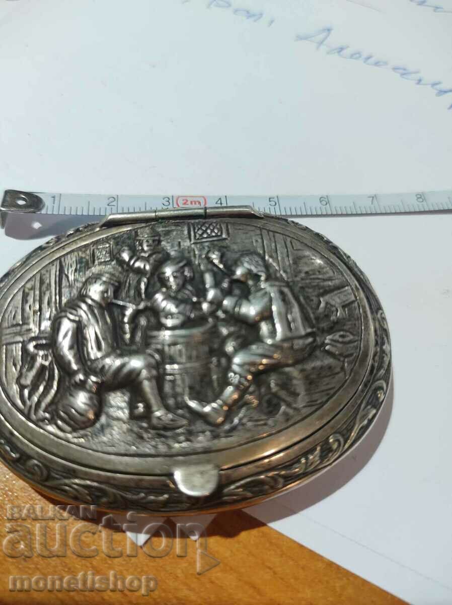 Ασημένιο κουτί για ταμπάκο ή χάπια 36γρ. - 7 Ασημένιο κουτί για ταμπάκο ή χάπια 36γρ. - 7