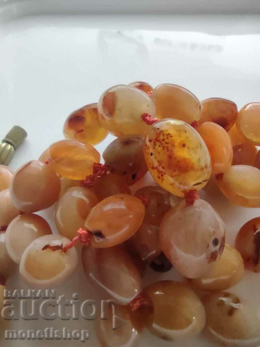 Amber necklace with a length of 88 cm and a weight of 97 g. with price 120.00 BGN | € 61.36 Amber necklace with a length of 88 cm and a weight of 97 g. with price 120.00 BGN | € 61.36