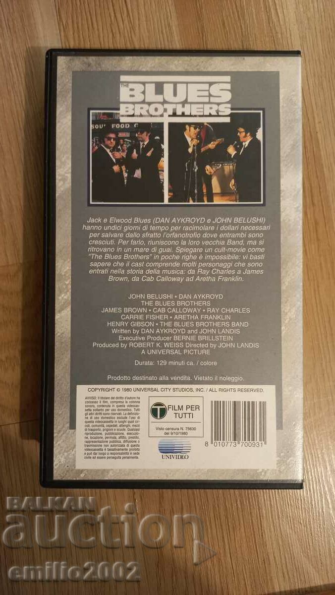 Auction  Blues Brothers videotape