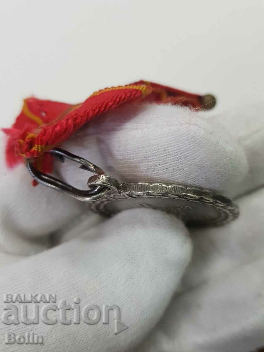 Very rare Russian silver medal Czarist Police Nicholas II - 5 Very rare Russian silver medal Czarist Police Nicholas II - 5