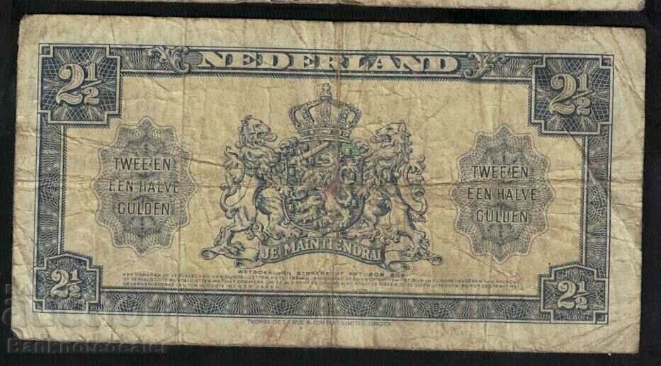 Netherlands 2 2/1 Gulden 1945 Pick 71 Ref 9522 with price 15.00 BGN | € 7.67