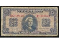 Netherlands 2 2/1 Gulden 1945 Pick 71 Ref 9522