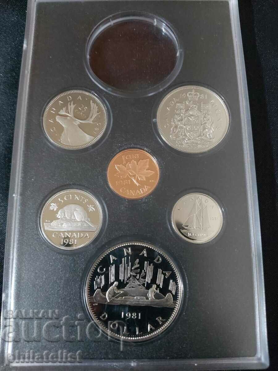 Canada 1981 - Complete set, 6 coins with price 22.00 BGN | € 11.25 Canada 1981 - Complete set, 6 coins with price 22.00 BGN | € 11.25