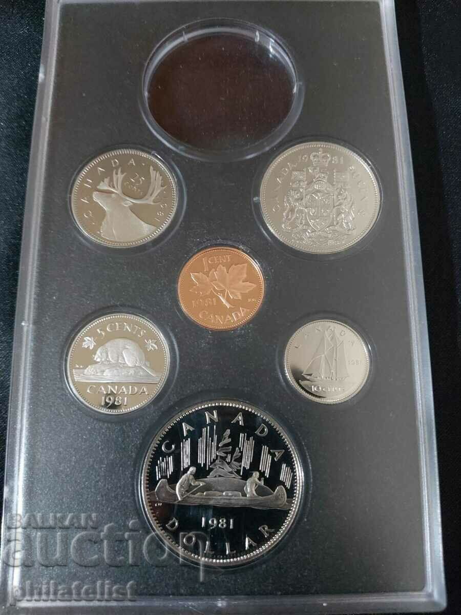 Canada 1981 - Complete set, 6 coins with price 22.00 BGN | € 11.25 Canada 1981 - Complete set, 6 coins with price 22.00 BGN | € 11.25