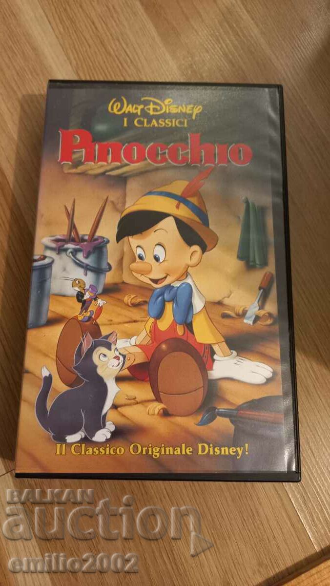 Casetă video Pinocchio Animație
