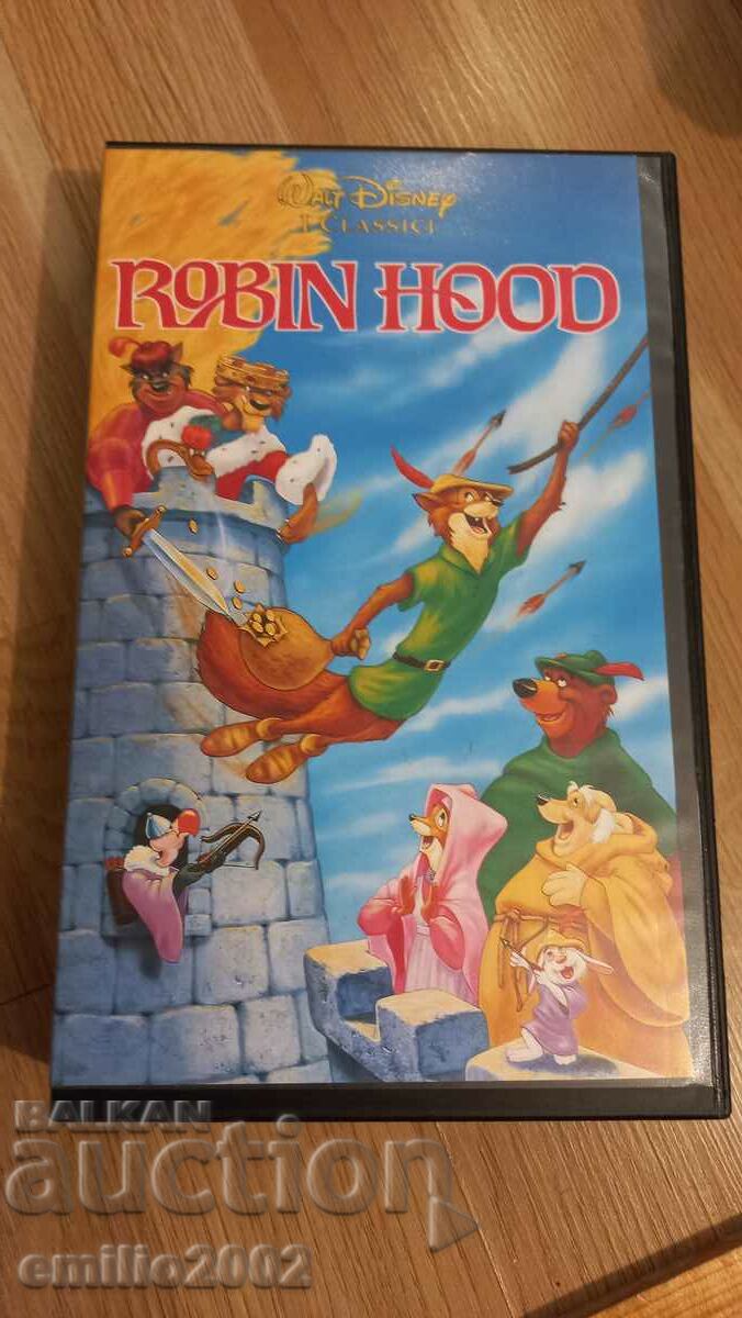 Casetă video de animație Robin Hood