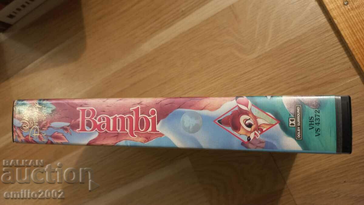 Videotape Animation Bambi with price 3.99 BGN | € 2.04 Videotape Animation Bambi with price 3.99 BGN | € 2.04