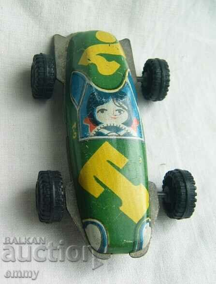 Old sheet metal toy car trolley "Strela T-2", USSR with price 10.00 BGN | € 5.11 Old sheet metal toy car trolley "Strela T-2", USSR with price 10.00 BGN | € 5.11