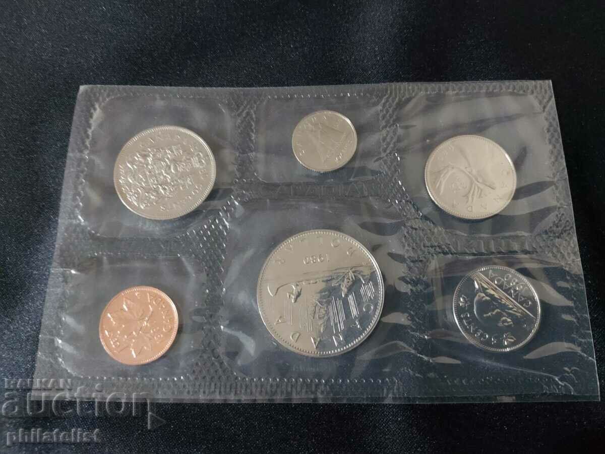 Καναδάς 1980 - Ολοκληρωμένο σετ, 6 νομίσματα