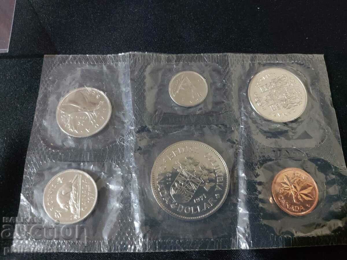 Канада 1971 - Комплектен сет , 6 монети