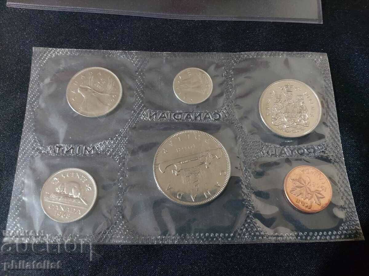 Καναδάς 1968 - Ολοκληρωμένο σετ, 6 νομίσματα