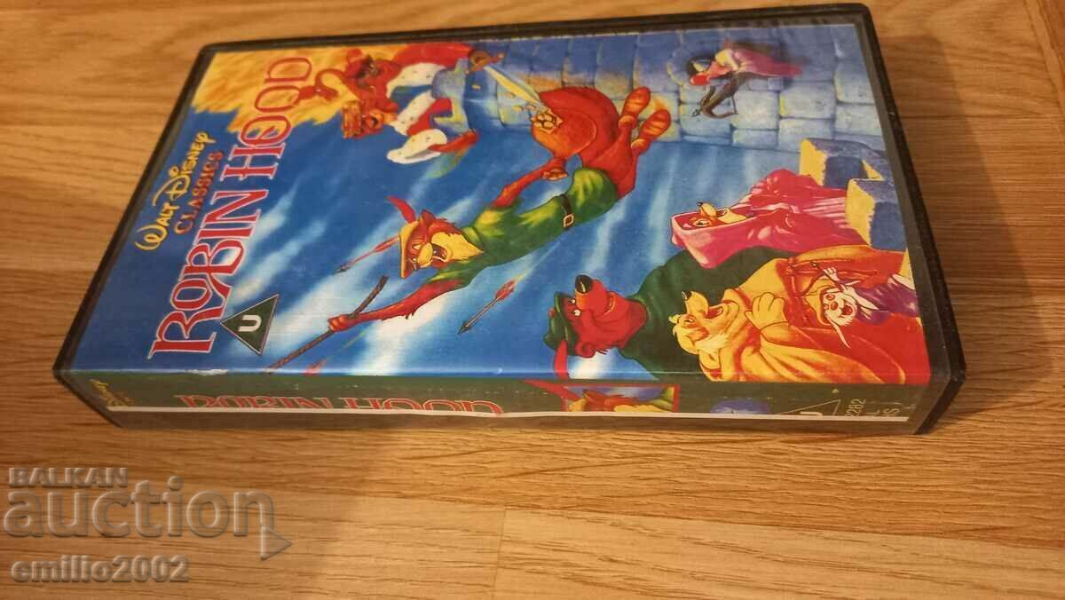 Casetă video de animație Robin Hood cu preț € 3.00 | 5.87 BGN Casetă video de animație Robin Hood cu preț € 3.00 | 5.87 BGN