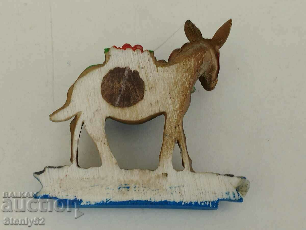 Souvenir donkey with fridge magnet with price 10.00 BGN | € 5.11 Souvenir donkey with fridge magnet with price 10.00 BGN | € 5.11