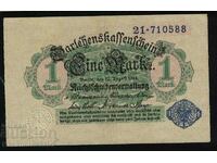 Germany 1 Mark 12.8.1914 Pick 52 Blue Ref 0588