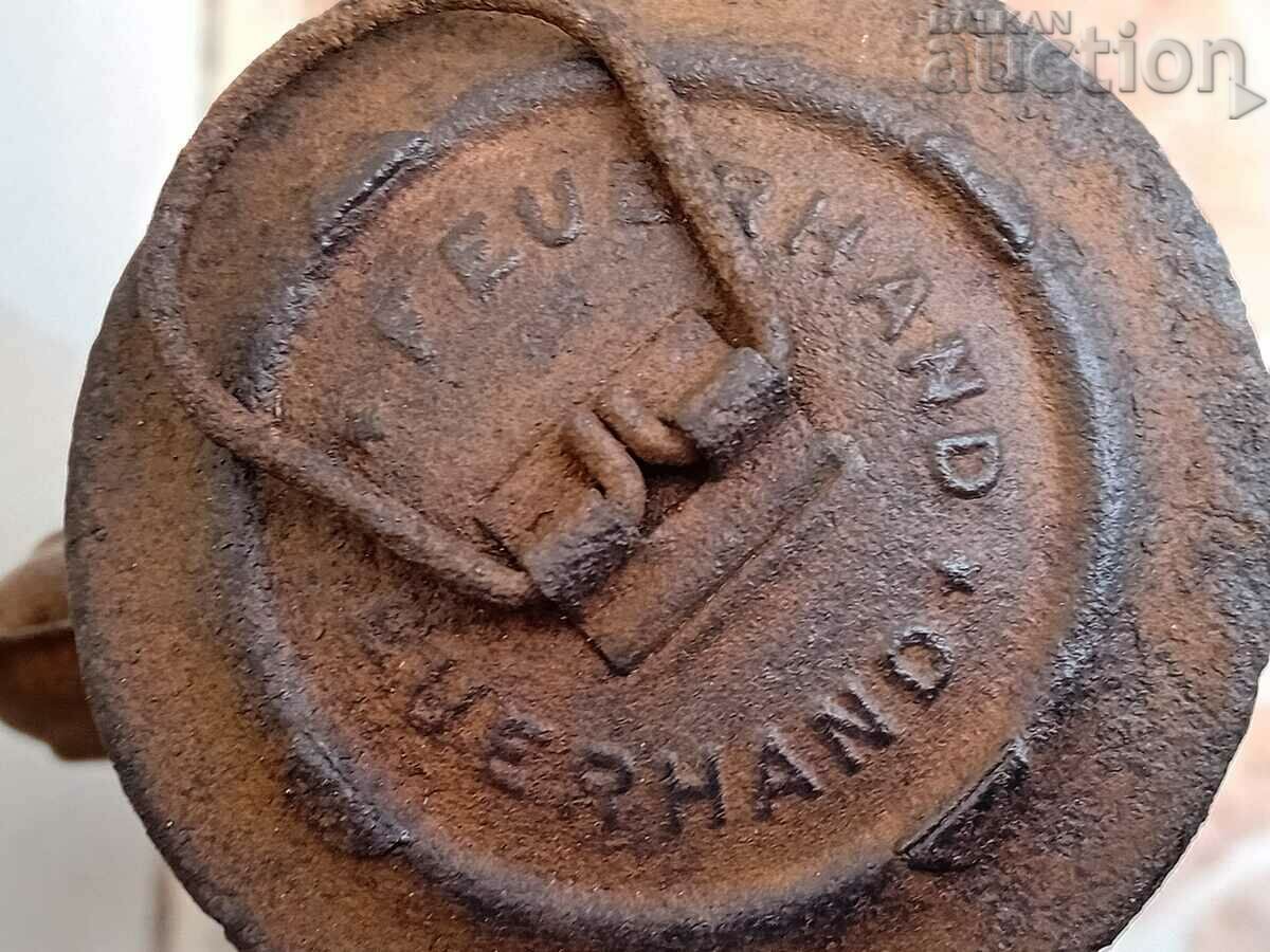 Vintage German Feuerhand 275 1914 WW1 WWII RRR Lantern - 6 Vintage German Feuerhand 275 1914 WW1 WWII RRR Lantern - 6