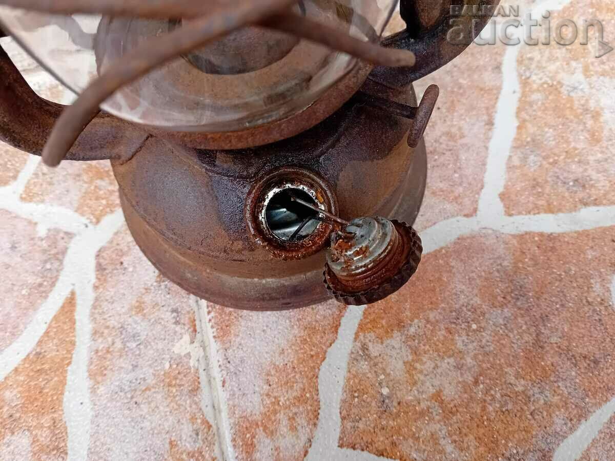 Vintage German Feuerhand 275 1914 WW1 WWII RRR Lantern - 7 Vintage German Feuerhand 275 1914 WW1 WWII RRR Lantern - 7