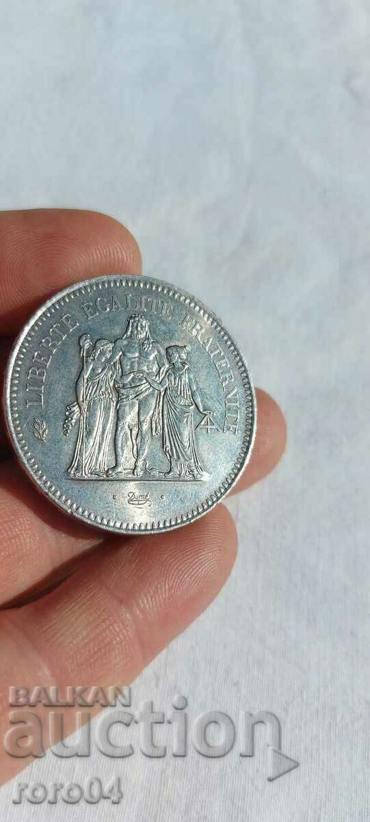 50 FRANC 1976 - SILVER - FOR GRADE - 7 50 FRANC 1976 - SILVER - FOR GRADE - 7