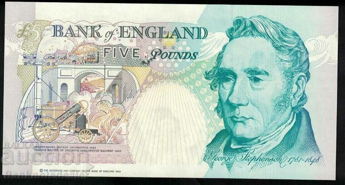 England 5 Pounds 1990-91 Gill Pick 382a Ref 5481 Unc with price 40.00 BGN | € 20.45 England 5 Pounds 1990-91 Gill Pick 382a Ref 5481 Unc with price 40.00 BGN | € 20.45