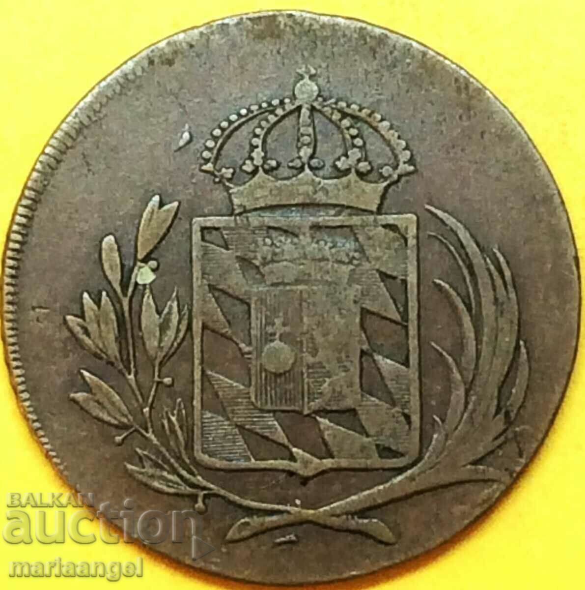 1 Kreuzer 1806 Bavaria Germany - large and rare
