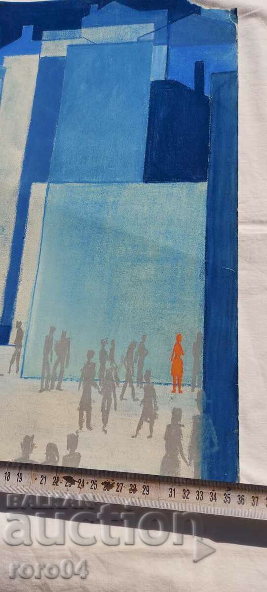 GEORGI YANAKIEV ( 1933 - 1998 ) ΑΣΤΙΚΟ ΤΟΠΙΟ - 5