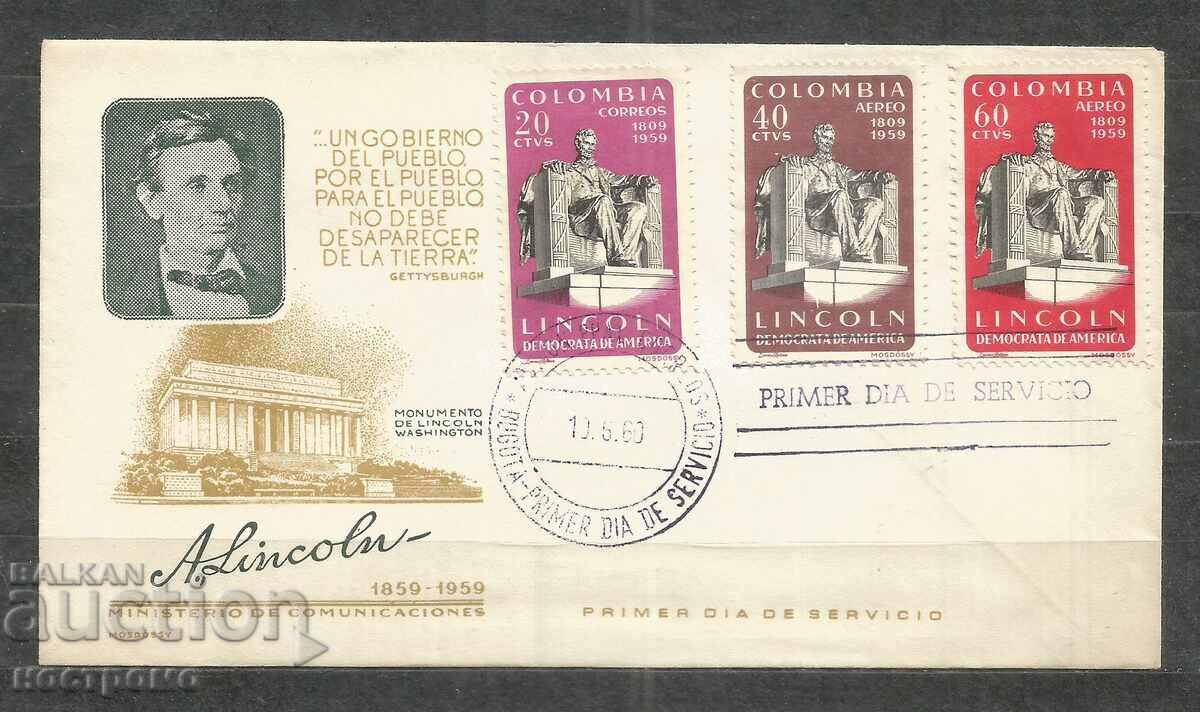 Lincoln - FDC Colombia - A 603