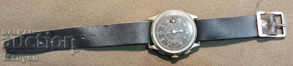 Old pilot's watch, chronograph VSV. - 7 Old pilot's watch, chronograph VSV. - 7
